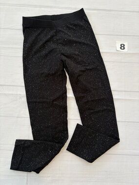 Cat & Jack Black Sparkle Kids Leggings